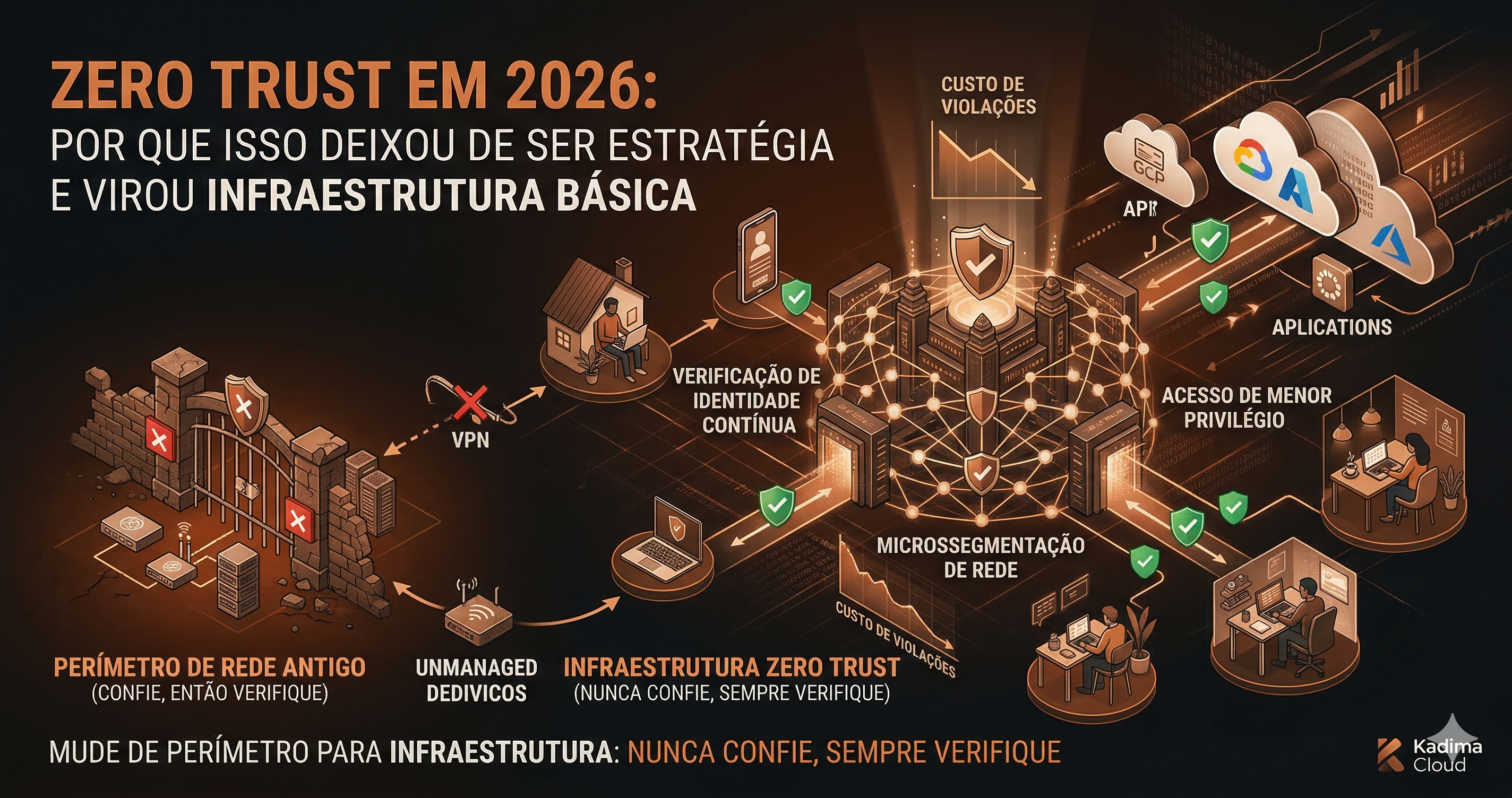 Zero Trust em 2026: Por que isso deixou de ser estratégia e virou infraestrutura básica